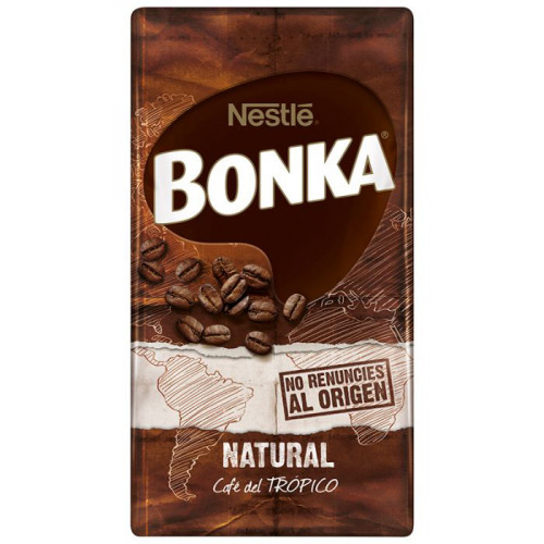 Café molido bonka natural, paquete de 250 grs.