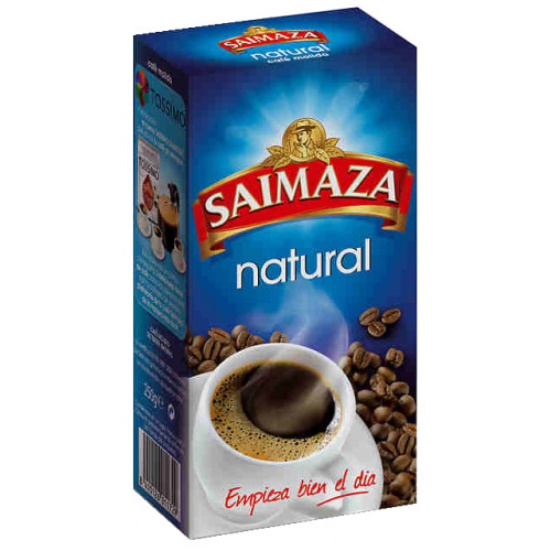 Café molido saimaza natural, paquete de 250 grs.