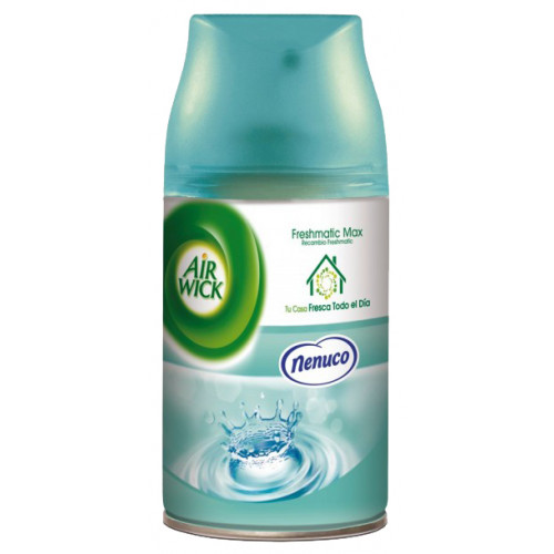 Recambio para ambientador en spray automático air wick freshmatic, nenuco, 250 ml.