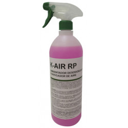 Ambientador spray ikm k-air fragancia ropa limpia, botella de 1 litro.