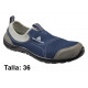 Calzado de seguridad deltaplus, miami s1p src, talla: 36, gris/azul marino