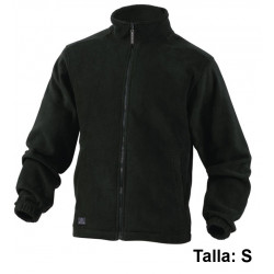 Chaqueta de lana polar deltaplus vernon, talla s, negro