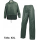 Conjunto de lluvia impermeable deltaplus 400, talla xxl, verde