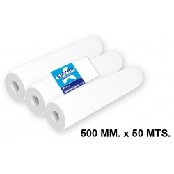 Rollo papel para camillas amoos de 500 mm x 50 m. 2 capas y 67 servicios, pack de 3 unidades.