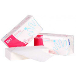 Toallas de papel goma-camps xtrasec 100% celulosa virgen, 2 capas, plegado V, 230x200 mm. color blanco, paquete de 196 uds.