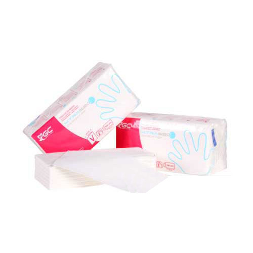 Toallas de papel goma-camps xtrasec 100% celulosa virgen, 2 capas, plegado V, 230x200 mm. color blanco, paquete de 196 uds.