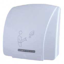 Secador de manos eléctrico q-connect, 240x205x256 mm. blanco