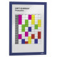 Marco informativo durable duraframe en formato din a-4, color azul oscuro, pack de 2 uds.