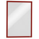 Marco informativo durable duraframe magnetic, din a3, rojo, pack de 5 uds.