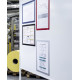 Marco informativo durable duraframe magnetic, din a3, rojo, pack de 5 uds.