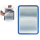 Marco informativo tarifold magneto adhesive en formato din a-4, color azul, pack de 2 uds.