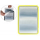 Marco informativo tarifold magneto adhesive en formato din a-4, color amarillo, pack de 2 uds.