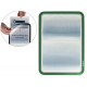 Marco informativo tarifold magneto adhesive en formato din a-4, color verde, pack de 2 uds.