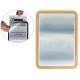 Marco informativo tarifold magneto adhesive en formato din a-4, color naranja, pack de 2 uds.