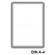 Marco informativo tarifold magneto magnetic en formato din a-4, color plata, pack de 2 uds.