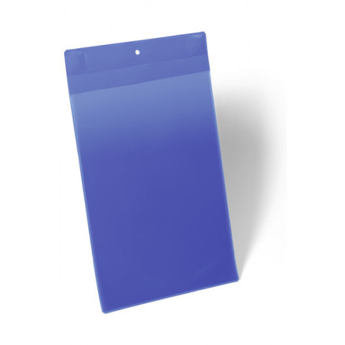 Funda magnética durable neodym en formato din a-4 vertical, color azul oscuro, pack de 10 uds.
