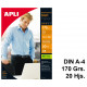 Papel inkjet apli photo matt, din a4, 170 grs/m². carpeta de 20 hojas