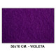 Fieltro liderpapel en formato 50x70 cm. de 160 grs/m². color violeta.