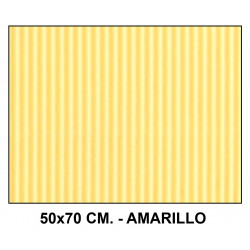 Cartón ondulado liderpapel, 50x70 cm. 320 grs/m². amarillo