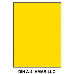 Goma eva liderpapel en formato din a-4 de 60 grs/m². color amarillo, paquete de 10 uds.