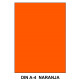 Goma eva liderpapel en formato din a-4 de 60 grs/m². color naranja, paquete de 10 uds.