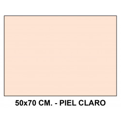 Goma eva liderpapel, 50x70 cm. 60 grs/m². piel claro