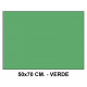 Goma eva liderpapel en formato 50x70 cm. de 60 grs/m². color verde.