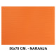 Goma eva ondulada liderpapel en formato 50x70 cm. de 60 grs/m². color naranja.