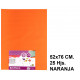 Papel seda liderpapel, 52x76 cm. 18 grs/m². naranja, paquete de 25 hojas