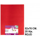Papel seda liderpapel, 52x76 cm. 18 grs/m². rojo, paquete de 25 hojas