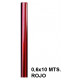 Papel celofán liderpapel en formato 0,6x10 mts. de 30 grs/m². color rojo.