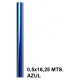 Papel celofán sadipal, 0,5x16,25 mts. 30 grs/m². rollo de 25 hojas precortadas 50x65 cm. azul