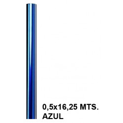 Papel celofán sadipal en formato 0,5x16,25 mts. de 30 grs/m². color azul.