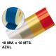 Cinta de fantasía eurocinsa en formato 19 mm. x 10 mts. color azul.