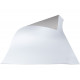 Cartoncillo rígido y resistente liderpapel, 64x88 cm. 350 grs/m². blanco/gris, paquete de 5 uds.