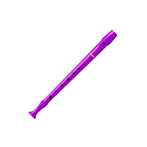 Flauta dulce de plástico hohner serie melody 9508, violeta