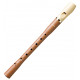 Flauta dulce de madera y plástico desmontable en 2 piezas hohner serie alegra 9585.