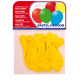 Globo balloons® cp redondo de látex 100%, color pastel amarillo, bolsa de 20 uds.