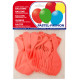 Globo balloons® cp redondo de látex 100%, color pastel rosa, bolsa de 20 uds.