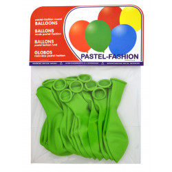 Globo balloons® cp redondo de látex 100%, color pastel verde, bolsa de 20 uds.