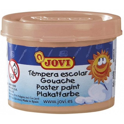 Témpera escolar jovi, bote de 35 ml. beige