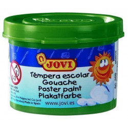 Témpera escolar jovi, bote de 35 ml. verde oscuro