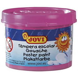 Témpera escolar jovi, bote de 35 ml. violeta
