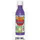 Témpera escolar líquida jovi, botella de 250 ml. color violeta.