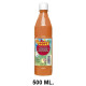 Témpera escolar líquida jovi, botella de 500 ml. naranja