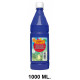 Témpera escolar líquida jovi, botella de 1000 ml. color azul oscuro.