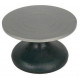 Torneta de metal para modelar arcilla artist diámetro de 18 cm. color gris/negro.