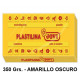 Plastilina jovi, pastilla de 350 grs. color amarillo oscuro.