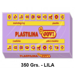 Plastilina jovi, pastilla de 350 grs. color lila.