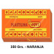 Plastilina jovi, pastilla de 350 grs. color naranja.